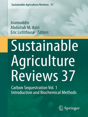 cover image of Sustainable Agriculture Reviews 37